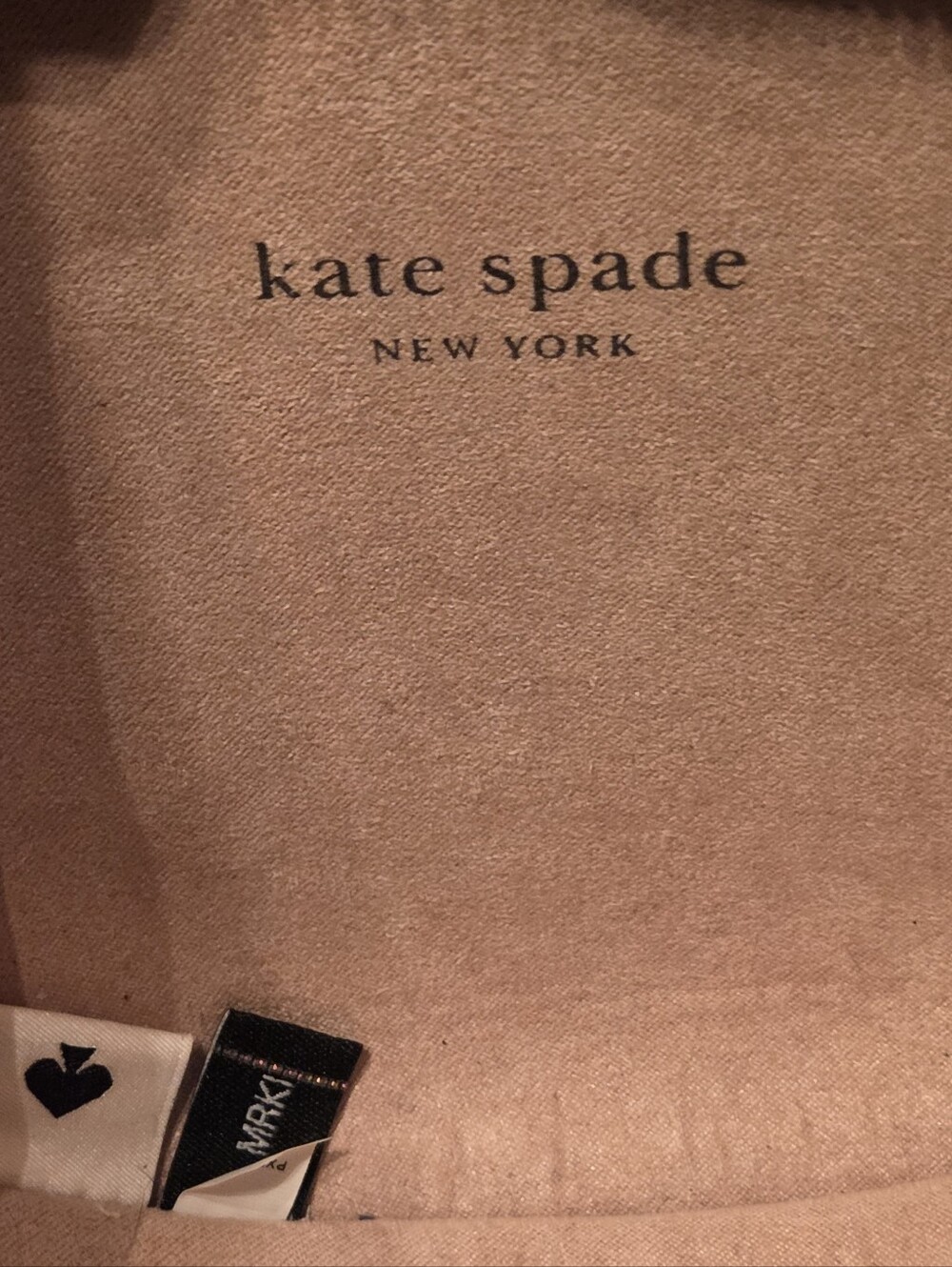 Kate Spade Crab Crossbody Purse, black and white striped, EUC - Picture 7 of 8